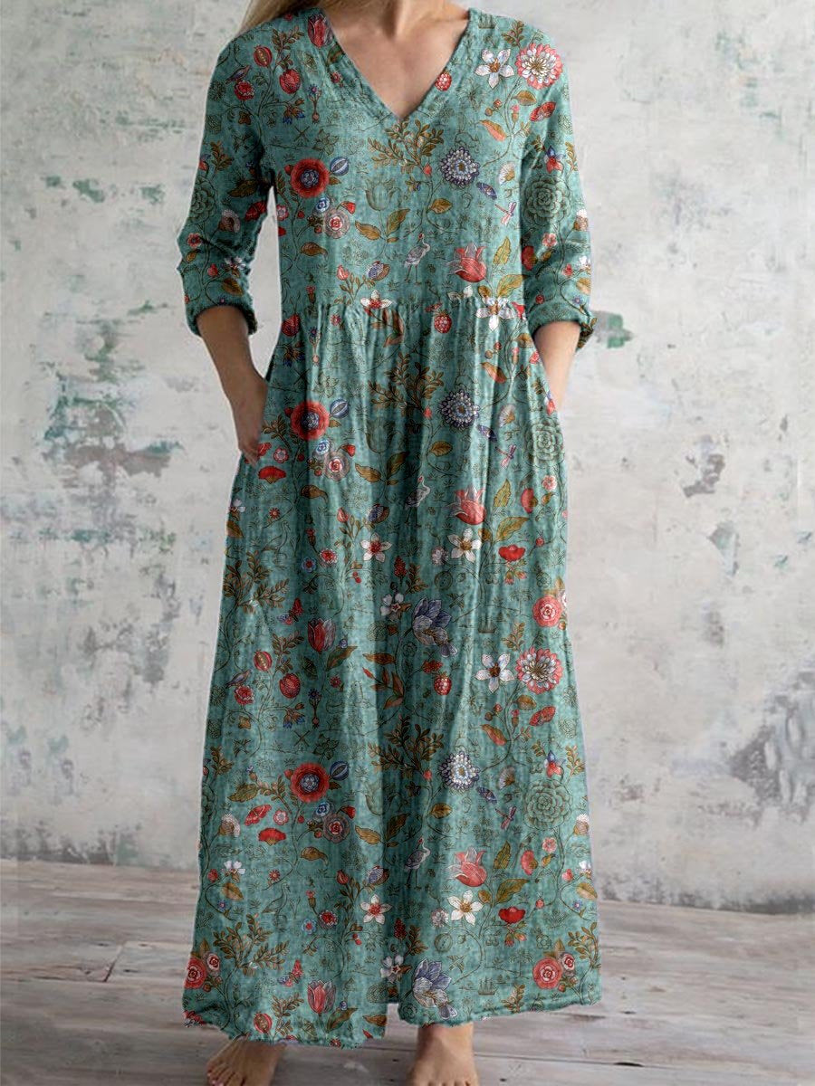 Iris Garden Maxi Dress