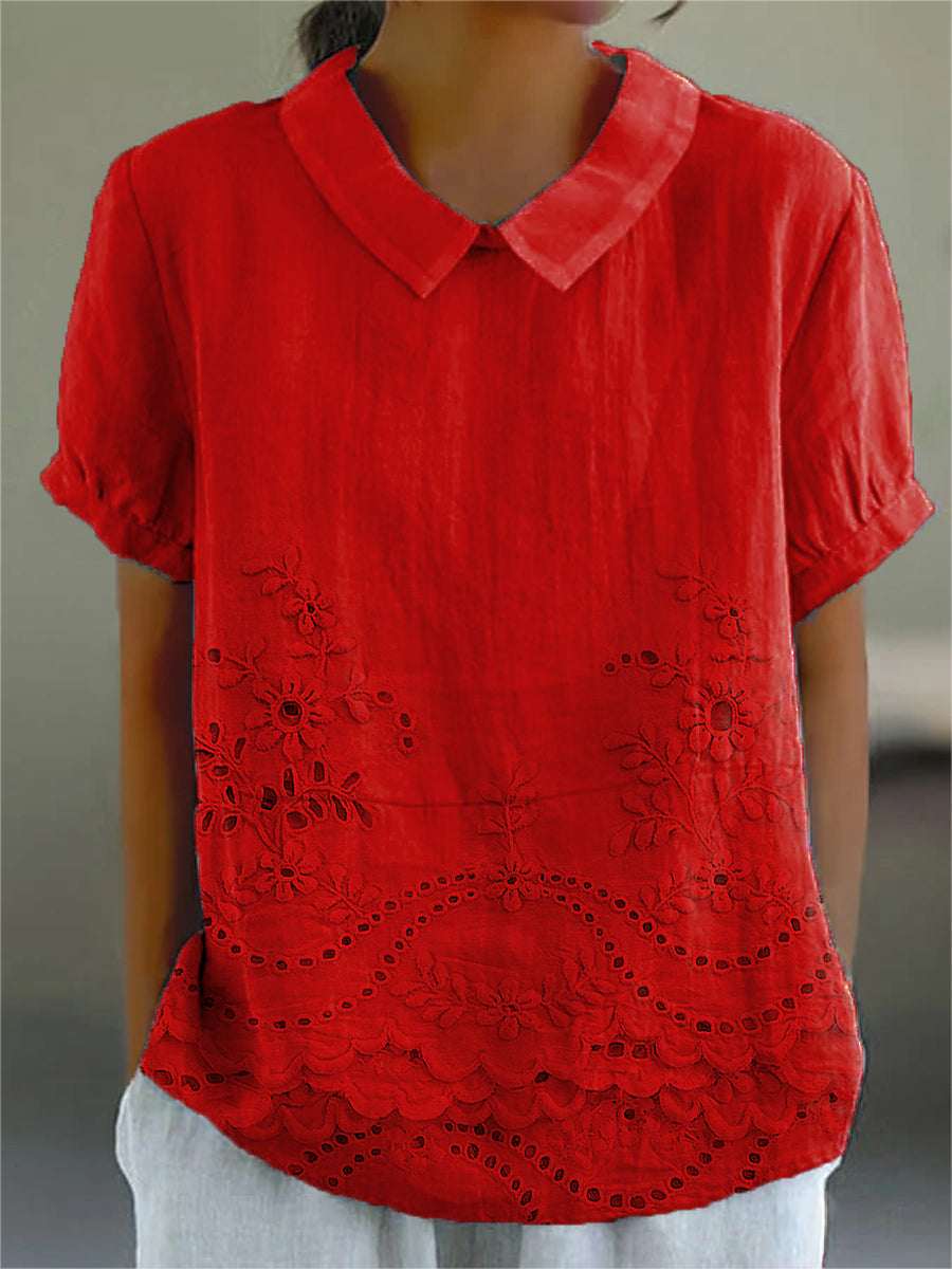 Camille - Embroidered Blouse