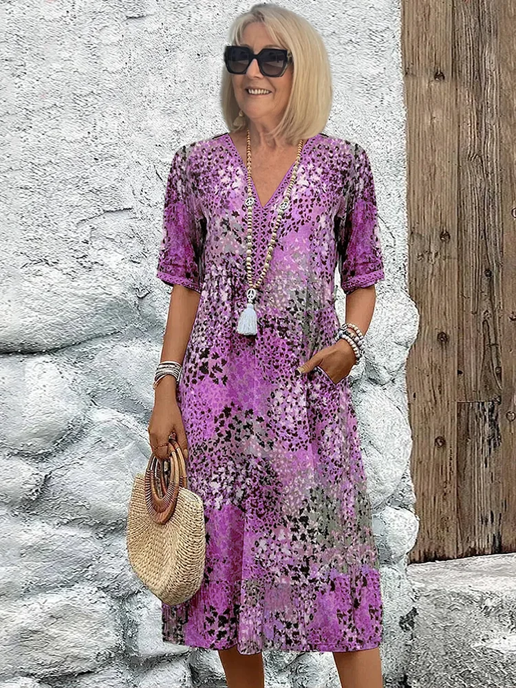 Ruby - Patchwork Dress