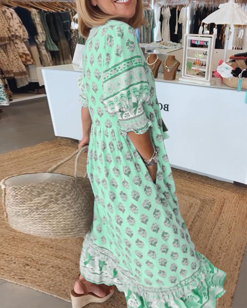 Sadie - Boho Maxi Dress