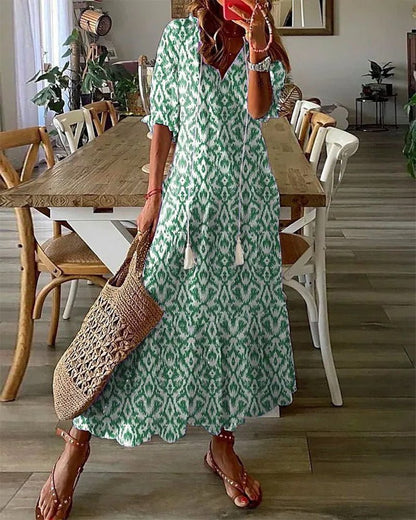 Paloma - Print Maxi Dress