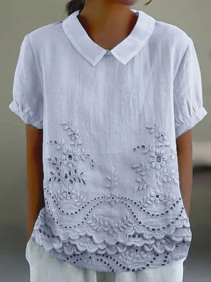 Camille - Embroidered Blouse