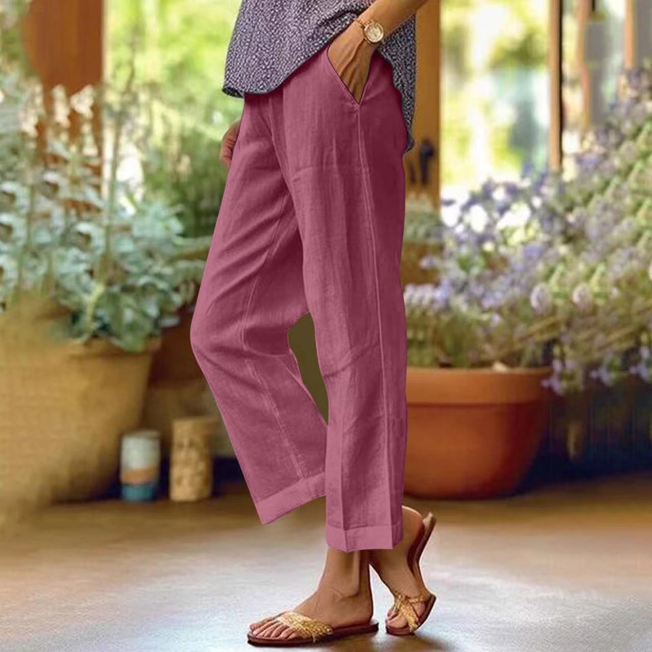 Sage - Linen Pants