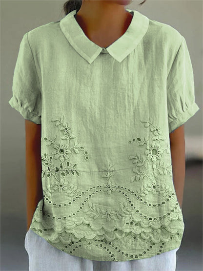 Camille - Embroidered Blouse