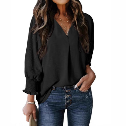 Maya - Smocked Sleeve Blouse