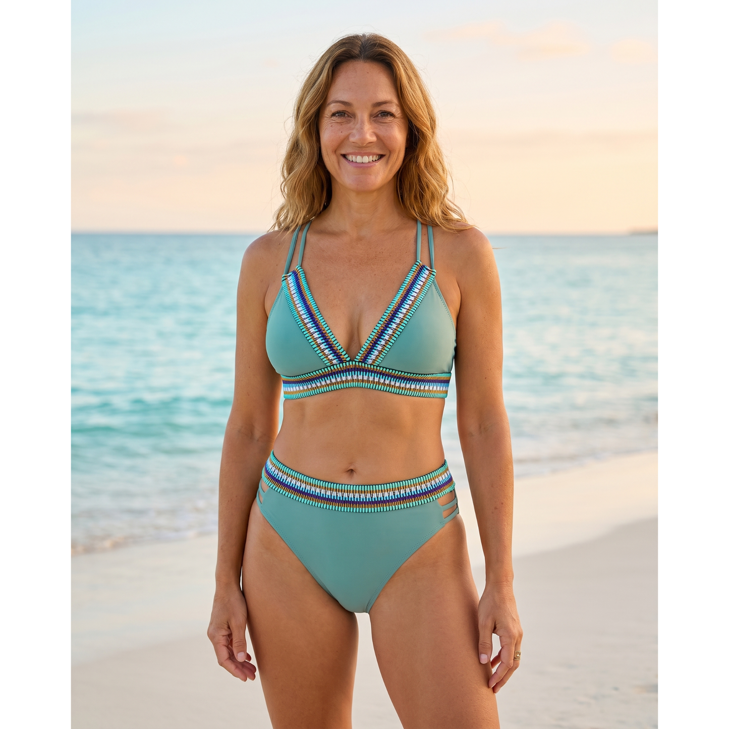 Elske | Boho Bikini met Hoge Taille