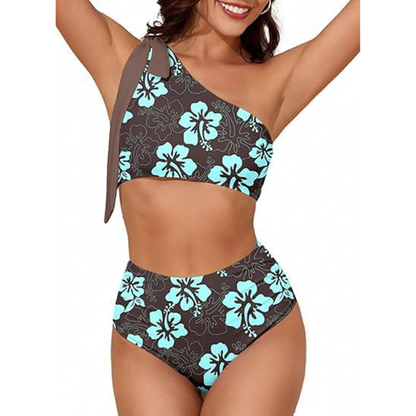 Marit | Hoge Taille One Shoulder Bikini