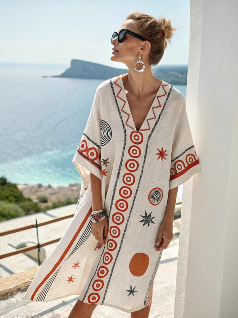 Santorini Beach Dress