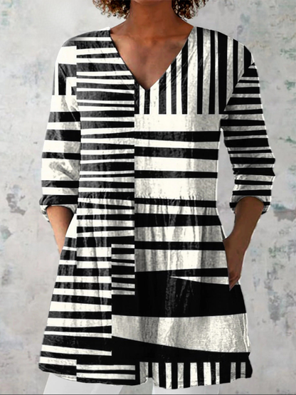 Sophie — Soft-Knit V-Neck Blouse