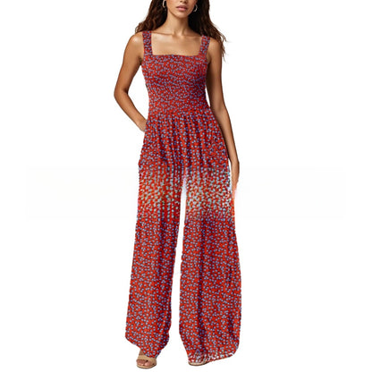 Luna - Floral Jumpsuit