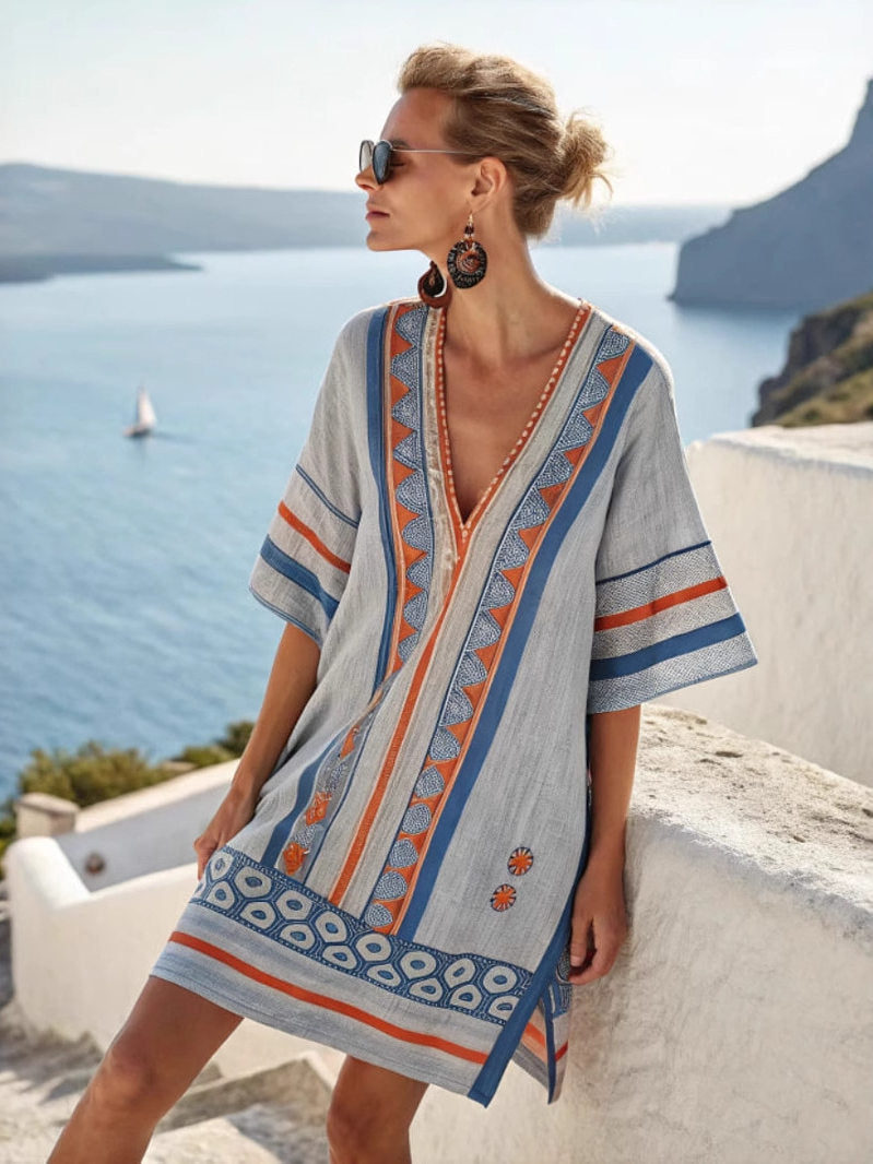Santorini Beach Dress