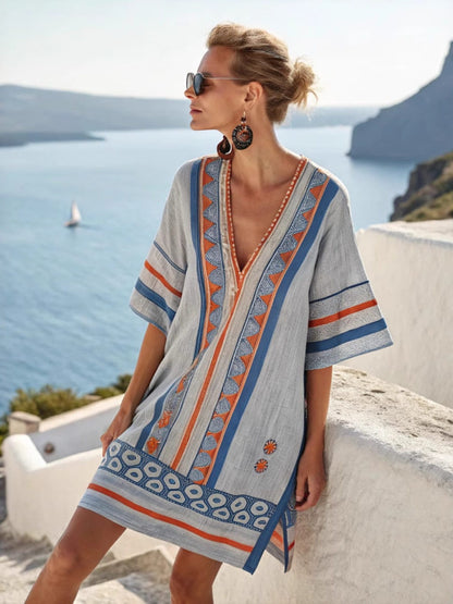 Santorini Beach Dress