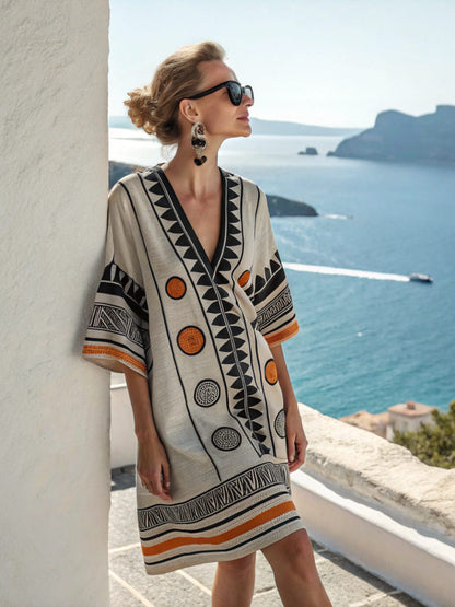 Santorini Beach Dress