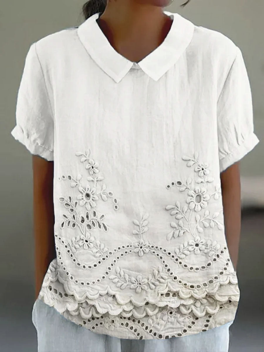 Camille - Embroidered Blouse
