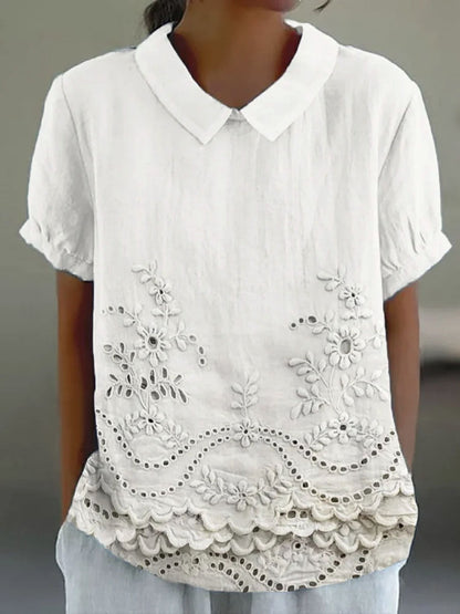 Camille - Embroidered Blouse