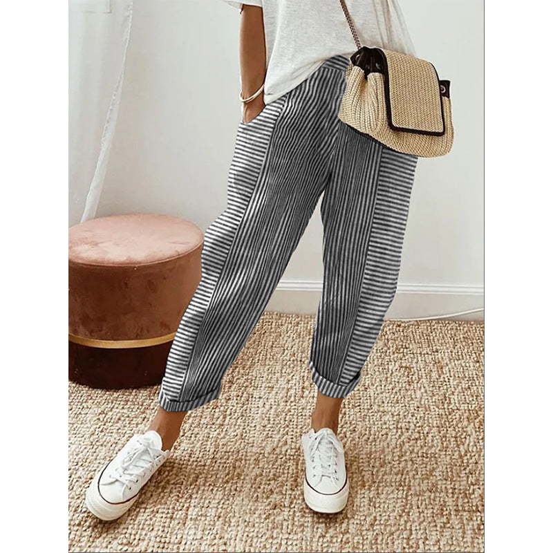 Harlow - Striped Joggers