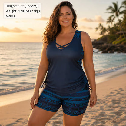 Rolinde | Flatterende Tankini