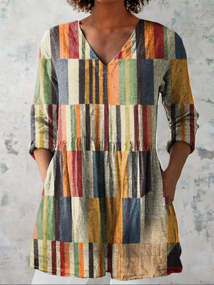 Chloe — Soft-Knit V-Neck Blouse