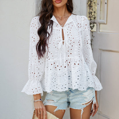 Rosie - Eyelet Blouse
