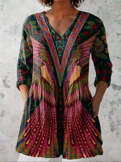Manon — Soft-Knit V-Neck Blouse