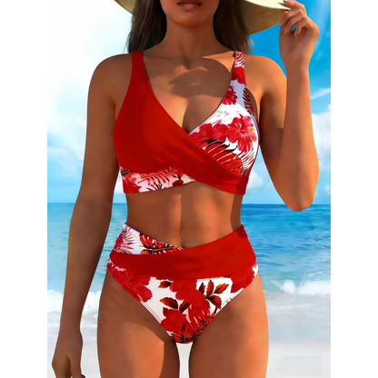 Sisi | Twist-Front Bikini met Hoge Taille