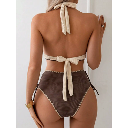 Femke | Boho Bikini met Hoge Taille