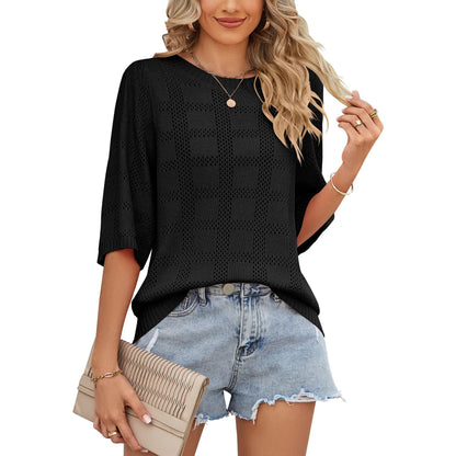 Rose - Open-Knit Top