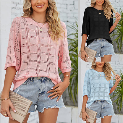 Rose - Open-Knit Top