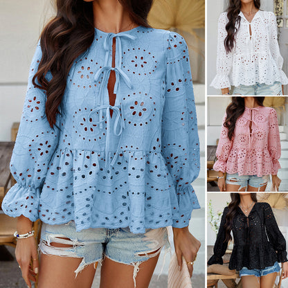 Rosie - Eyelet Blouse