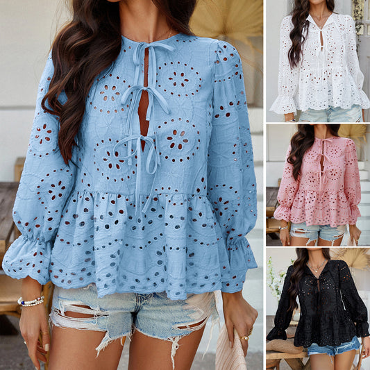 Rosie - Eyelet Blouse