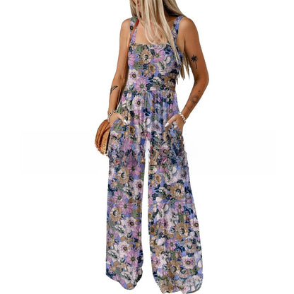Luna - Floral Jumpsuit