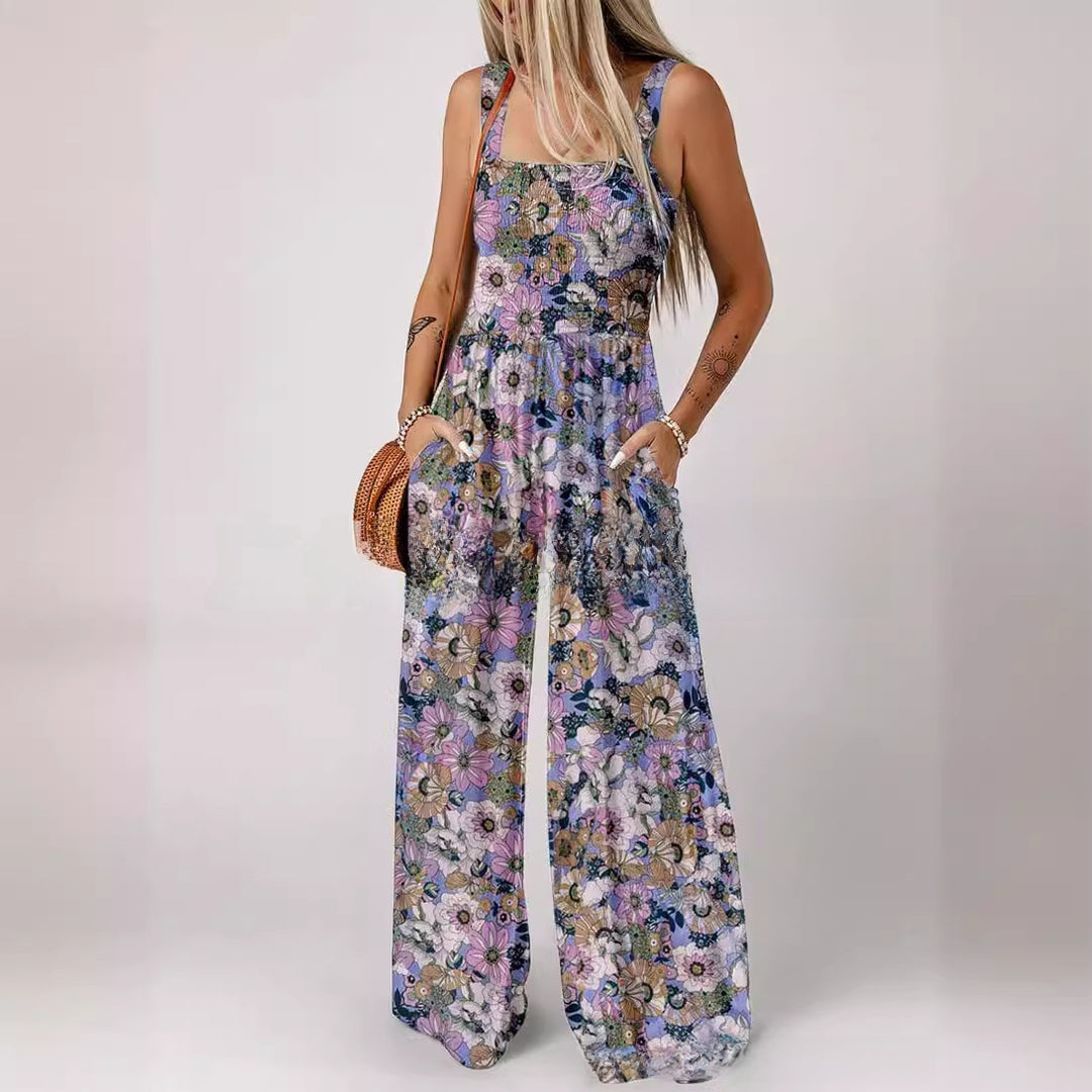 Luna - Floral Jumpsuit