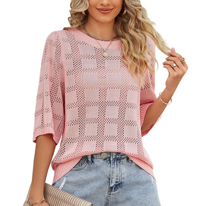 Rose - Open-Knit Top