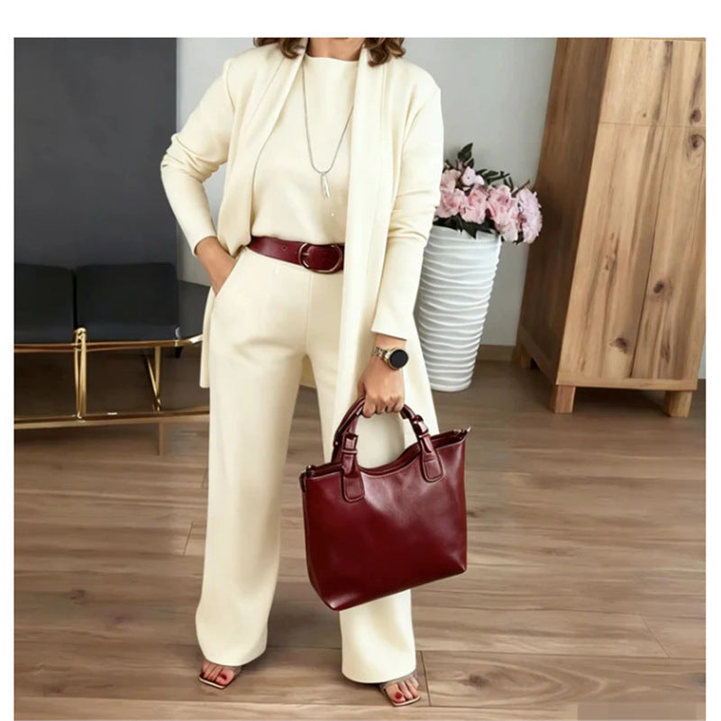 Olivia - Three-Piece Knit Set