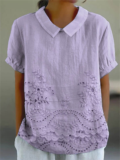 Camille - Embroidered Blouse
