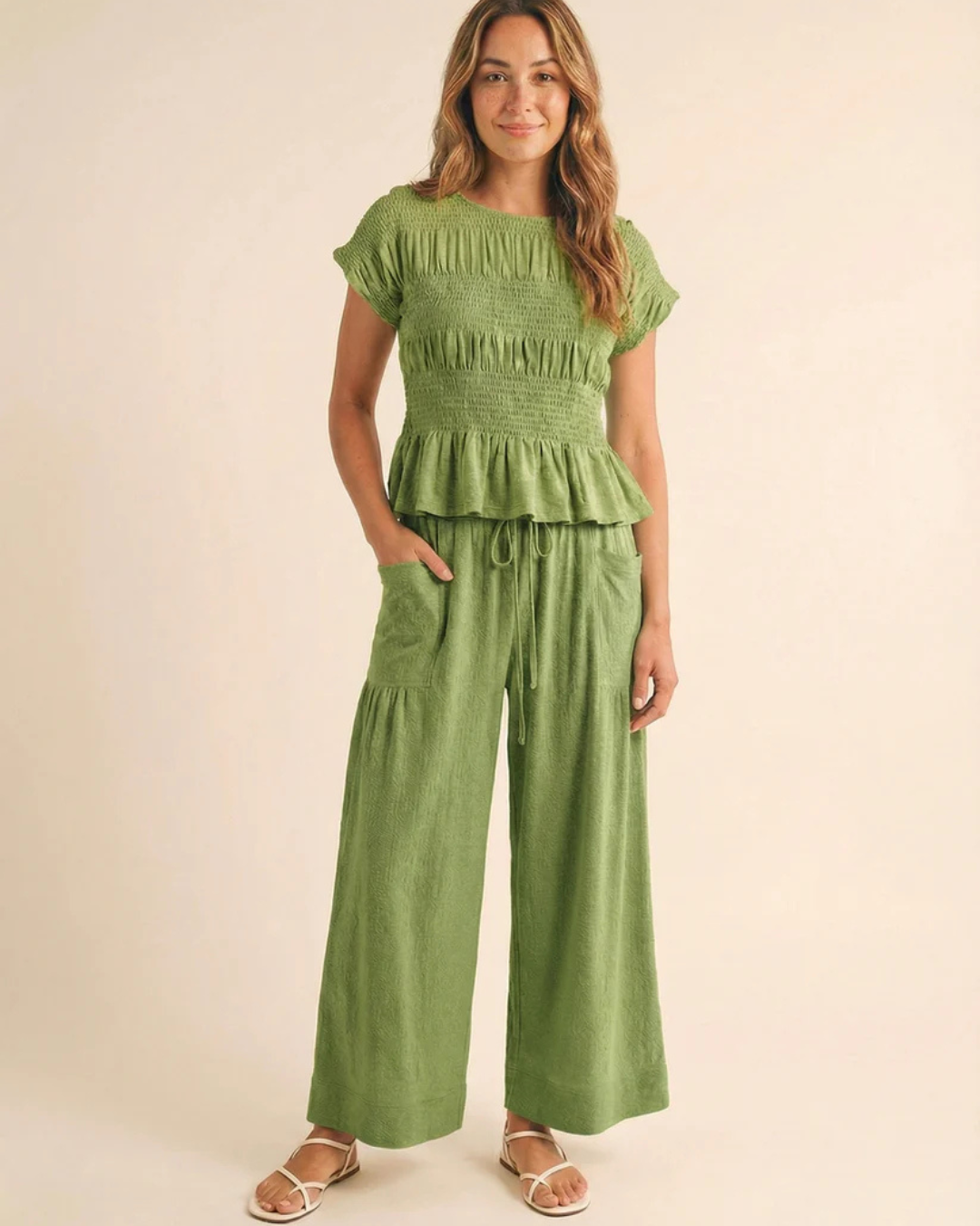 Luna - Smocked Set