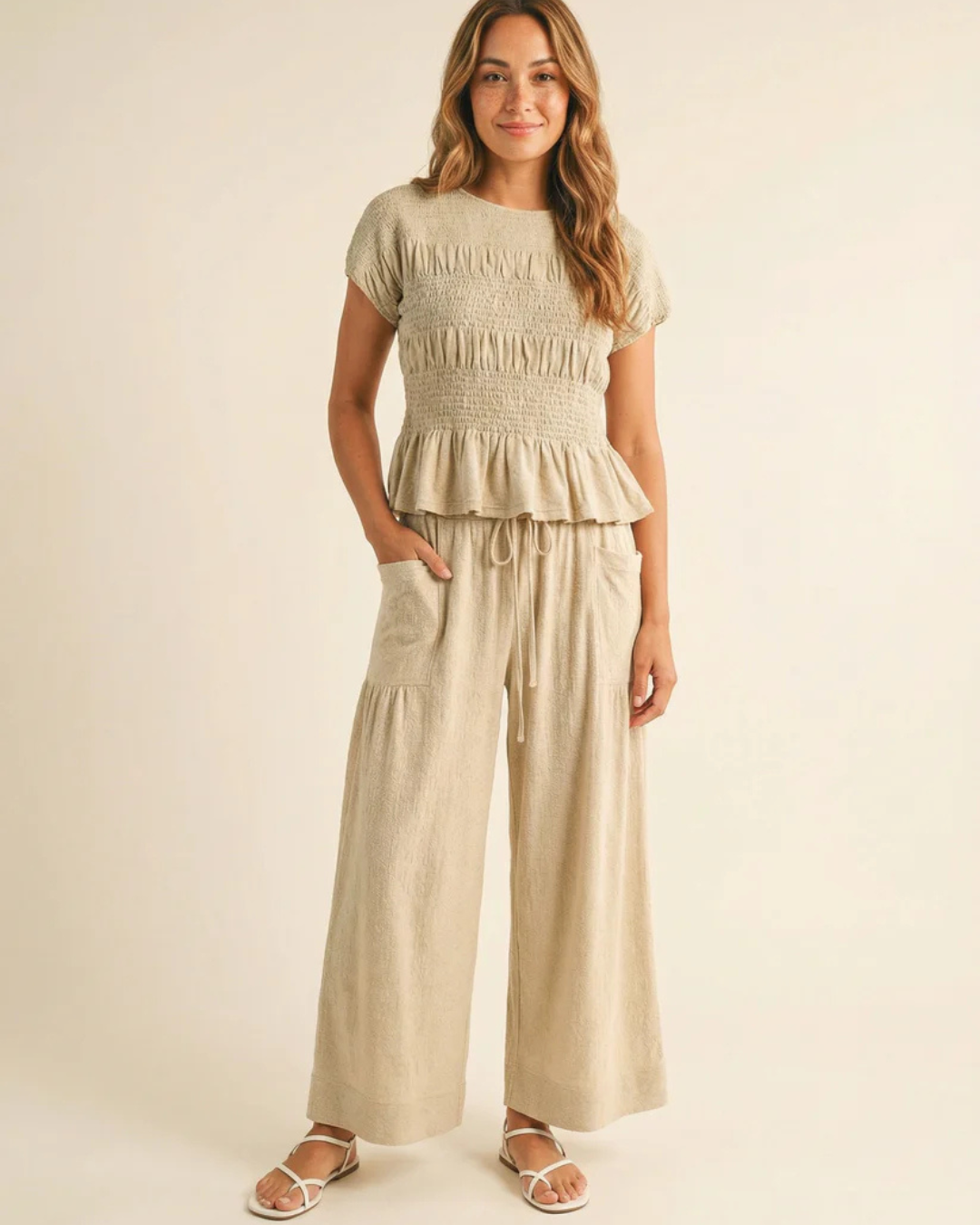 Luna - Smocked Set