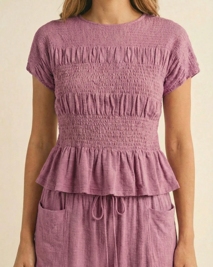 Luna - Smocked Set