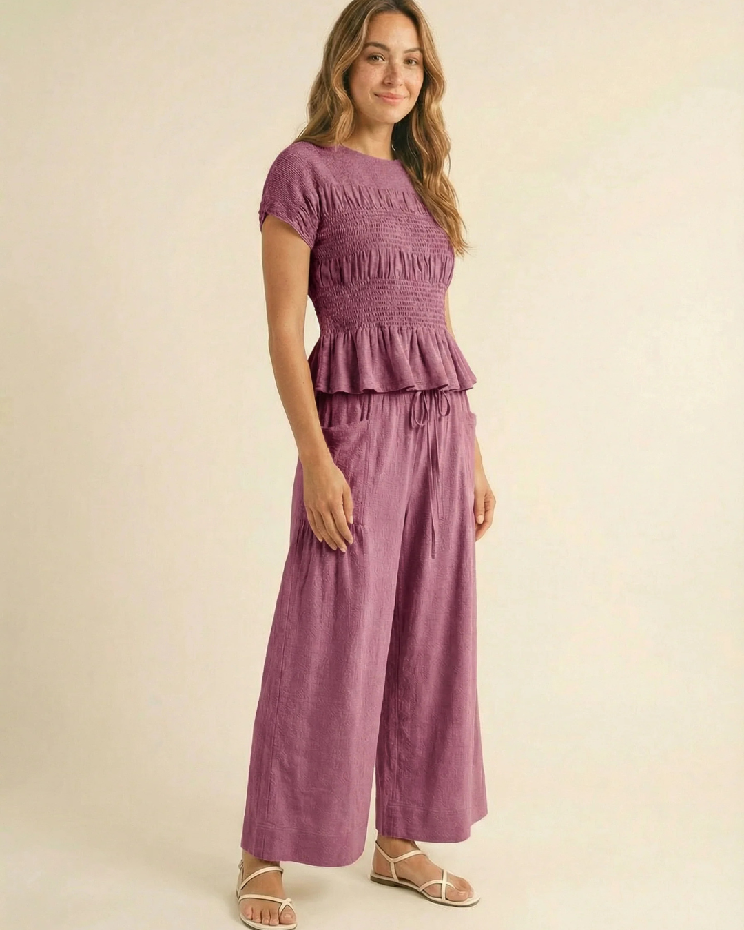 Luna - Smocked Set