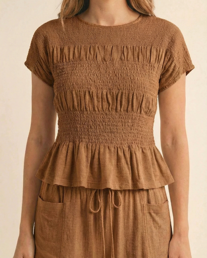 Luna - Smocked Set