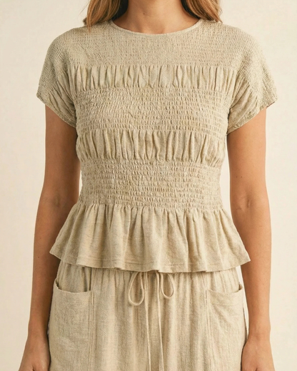 Luna - Smocked Set
