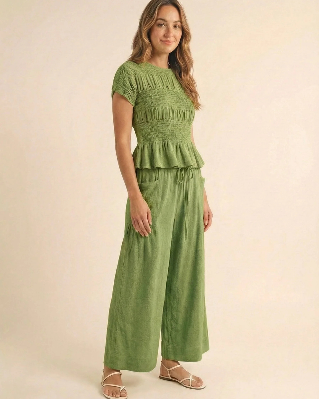 Luna - Smocked Set