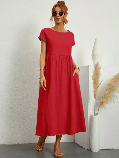 Ivy — Flowing Midi Dress with Timeless Elegance