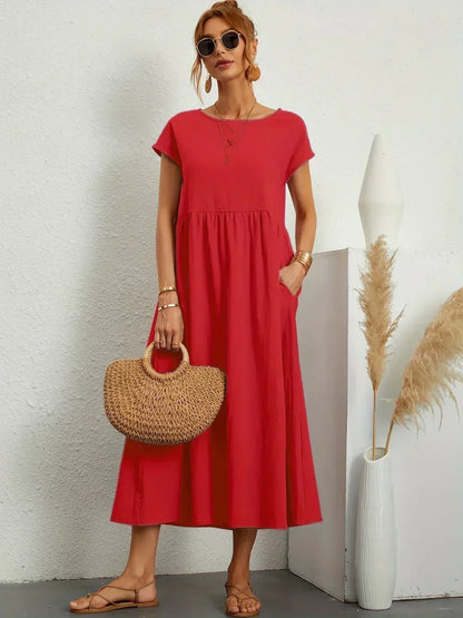 Ivy — Flowing Midi Dress with Timeless Elegance