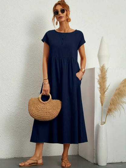 Ivy — Flowing Midi Dress with Timeless Elegance