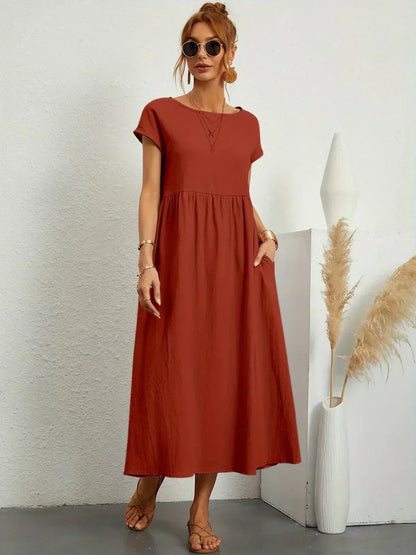Ivy — Flowing Midi Dress with Timeless Elegance