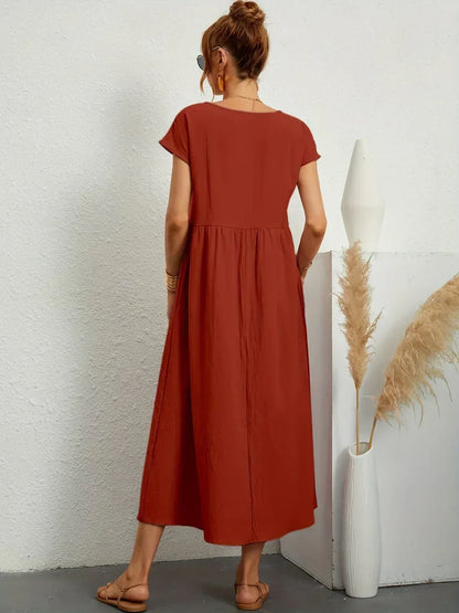 Ivy — Flowing Midi Dress with Timeless Elegance