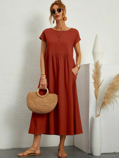 Ivy — Flowing Midi Dress with Timeless Elegance