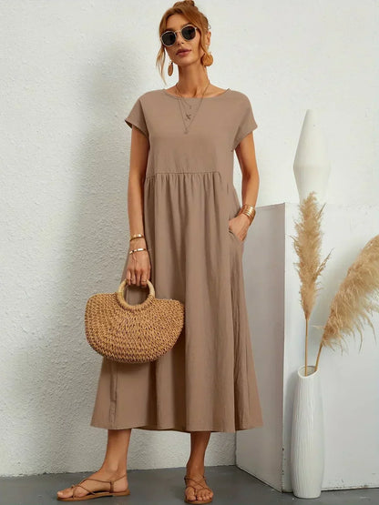 Ivy — Flowing Midi Dress with Timeless Elegance