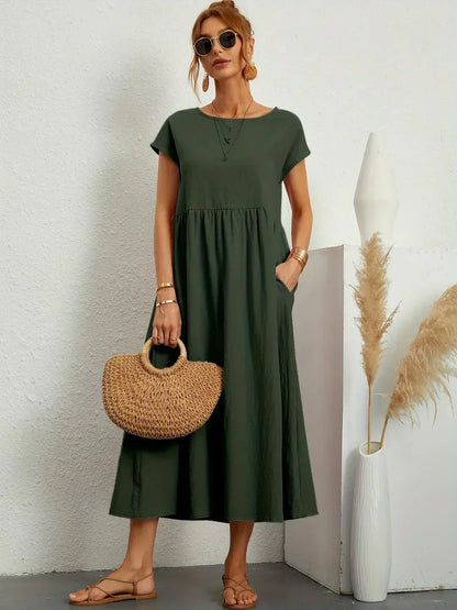 Ivy — Flowing Midi Dress with Timeless Elegance